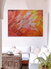 Mark Little, Original, painting,60”x48”Acrylic,Abstract,36,extra Large,Giant,X