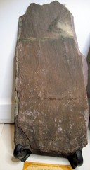 2 Antique NEW ORLEANS Art Paintings Courtyards Slate Roof Tile 100 Yrs Old Jerlk