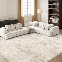 Washable Rugs 8X10, Anti-Slip Backing Abstract 8X10 Area Rugs for Living Room, F