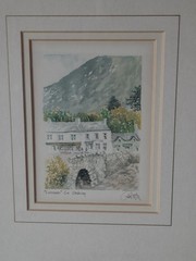 Philip Gray ‚Leenane Co. Galway‘ Framed Watercolor Print Landscape, Irish Art