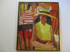 VINTAGE PORTRAIT OIL PAINTING ABSTRACT EXPRESSIONISM MODERNIST IMPRESSIONISM