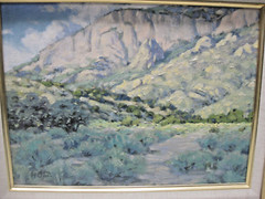 Signed New Mexico Artist Jeff Otis Framed Landscape Painting