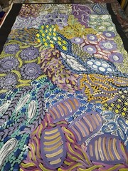 Karen Bird Ngale 💕Aboriginal Art 136cm X 90 COA Supplied KB2J-A