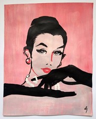 René Gruau Signed French Fashion Illustration Paper Art