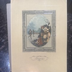Vintage 12- Months Lithograph Pictures F. Bartolozzi R A sculp
