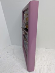 Superior Interiors 3-D Painting Art Framed Vtg 11 x 9 Mauve Pink Signed 1980’s