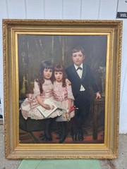Arthur John Elsley 1860-1952 English Artist 1889 Large Oil Painting On Canvas