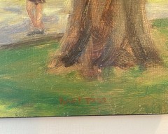Oil Painting On Board Morris Jumel Mansion NYC signed Bart Pass