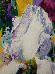 Painting Irises 17.7″x 13.7″Canvas Acrylic 2024 Shipping From Ukraine