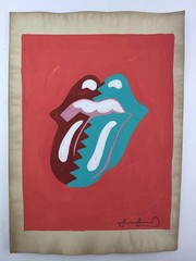Andy Warhol COA Vintage Painting Drawing Art Original Signed Stamp