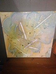 Crystal Clouds Resin Art