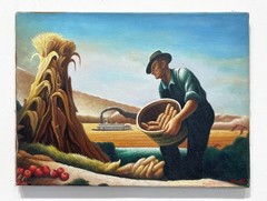 Benton Painting – Farming Painting – Mid-West Art