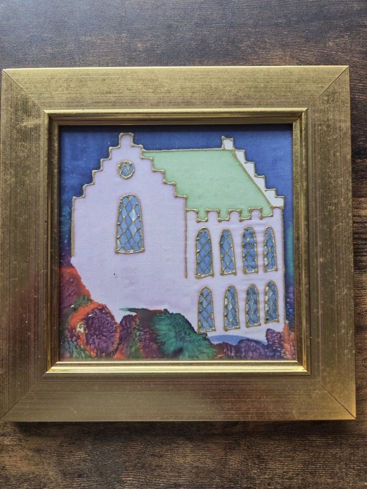 Linda Halland Hand Painted Norwegian Silk Painting
