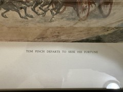 A. Ludovici Print – „Tom Pinch Departs To Seek His Fortune” Framed