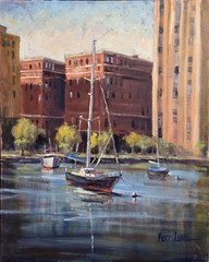 ORIGINAL OIL ON BOARD JOSEPH MORTON LUBY MORT LUBY 16 X 20