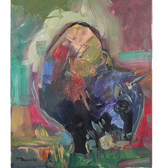 JOSE TRUJILLO Painting Original Wildlife „The Buffalo“ 20 x 16