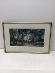 W. Donaldson Watercolor “A Day Ending” Framed 19” x 12.75” Sight 13.75” x 7.5”