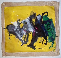 Manabu Mabe Signed Abstract Oil Painting on Canvas – Japanese Brazilian Art