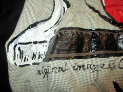 2003 COOP TRIBUTE SHIRT BY ARTIST WEBSTER SATAN DEVIL WITH CIGAR POP ART GRAPHIC
