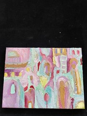 Island Spirits “Abstract “ An Acrylic Original Painting 16”x12”Victoria Heisler