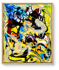 Original art 14×17 gallery thick paper fine art home – Neo Expressionism 11
