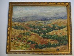 BERRYHILL OIL PAINTING VINTAGE 1960’S AMERICAN IMPRESSSIONIST CHUNKY LANDSCAPE