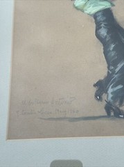 RAMON RIBAS RUIS PAINTING FLAMENCO DANCER LISTED FAMOUS PORTRAIT VINTAGE 1960’S