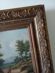 CARL EDUARD AHRENDTS (1822-1898) | Wooded Country Road | ORIGINAL Oil Painting