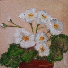 Oil still life painting on canvas size 10×10 inches