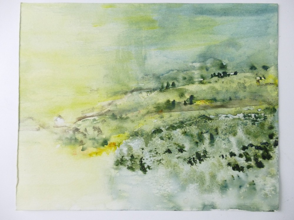 Ingeborg Jakob Wilhelmshaven Watercolour Unsigned Undated 13×18.5cm To-5035