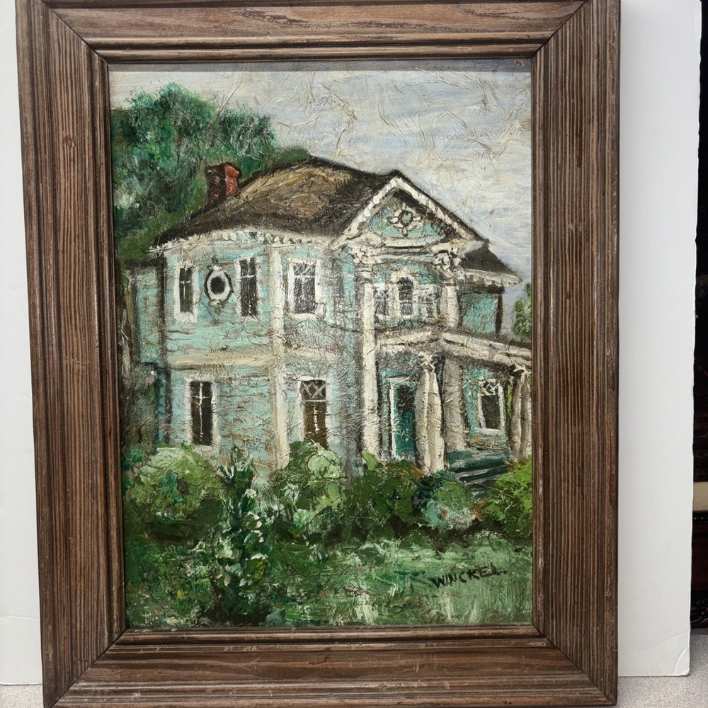 VTG. Impressionist Oil Painting Historical American Scene Signed