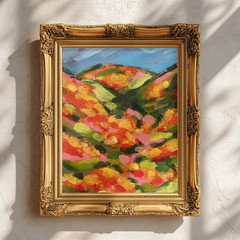 Original Acrylic Landscape Painting | 4×6 inches | Artist V. A. Sanchez