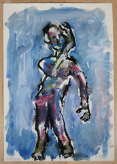 JÖRG von KITTA-KITTEL woman nude female nude painting master student Ludwig Meidner