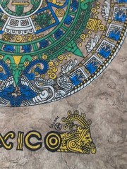 Mexican Art 15 1/2″ X 12″ Amate Bark Painting Hand painted Folk art Calendar