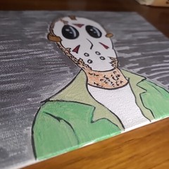 Original Painting Jason Vorhees Horror Mask 80’s Friday 13th Slasher Handmade