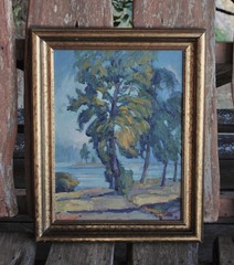 DOROTHY DOLPH JENSEN (1895-1977) Listed Seattle Washington Artist Painting