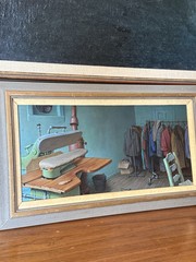 Jacob Glushakow Maryland Baltimore Oil On Board.