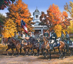 McNeills Rangers In Moorefield – By John Paul Strain – A.P. Studio Canvas Giclee