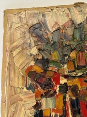 Mid Century Painting Abstract 1950’s Modernist Modernism Expressionism Jacobson