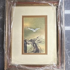 1970’s framed watercolor painting signed „ANN WEST“ Set Of 2