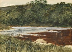 Norman Wilkinson – Original Watercolour Painting – Craignish Pool – River Tay.