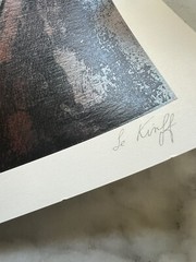 Linda Le Kinff Seriolithograph GRAND ORCHESTRE Signed 25″ X 32″ w/certificate