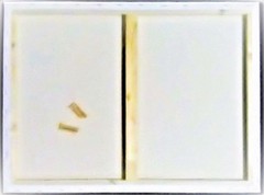 PAINTING,“A WINTER’S EVENING SONG“,ACRYLIC 18kGOLD,COMPOSITION,CANVAS,FREESHIP