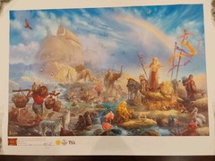 IGI. The New Creation Giclee Painting 22” X 34″ COA Signed By Artist