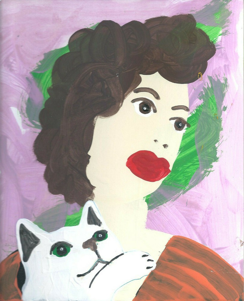 Rhonda with Fleming by William Mayer new york artist surreal impressionist