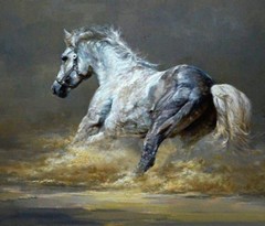 Art oil painting large home decor animals horse hand painted on canvas