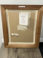 Louis H Reiss Painting 1918 Pastel Painting Chesapeake Bay Under Glass