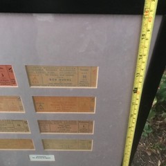 CBS RADIO THEATER Original 1940s STUDIO TICKETS GLENN MILLER SHIRLEY TEMPLE ART