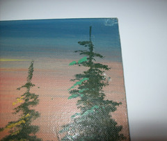 Vintage Original Oil Painting, by LEO SPOTTED ELK, South Dakota, Native American