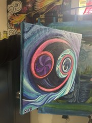 Cancer zodiac Sign Painting By Mellow_Esko Original Painting On Canvas Art